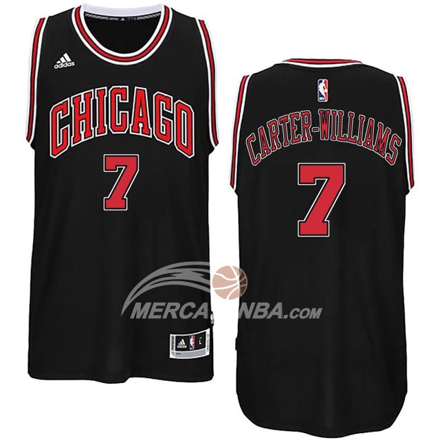 Maglia NBA Carter Willams Chicago Bulls Negro